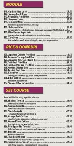 Menu of Sushi Kan photo7