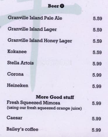 Menu of Cafe Zen photo7