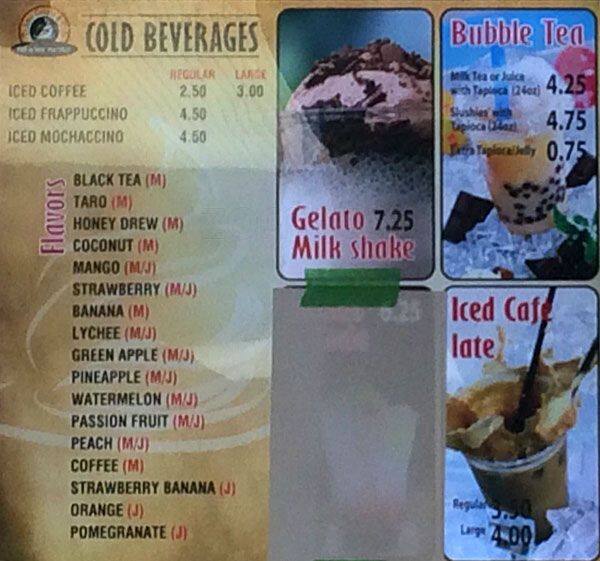 Menu of Ti Amo Gelato & Cafe photo4