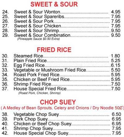 Menu of Blossom Garden photo3