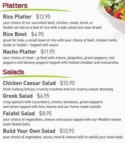 Menu of Prairie Donair photo6