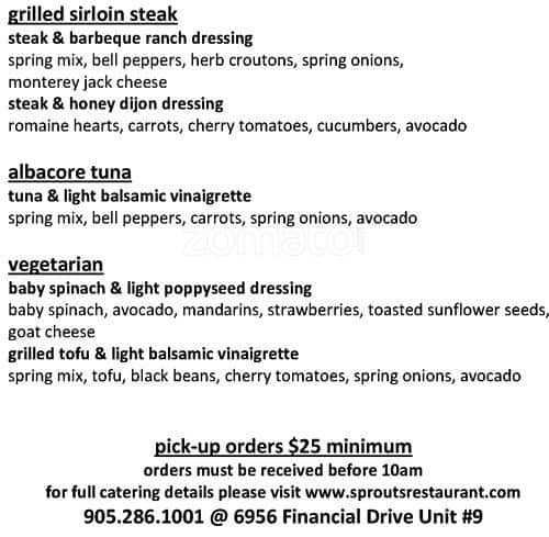 Menu of Sprouts photo5