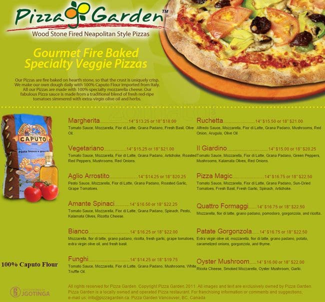 Menu of Pizza Garden photo3