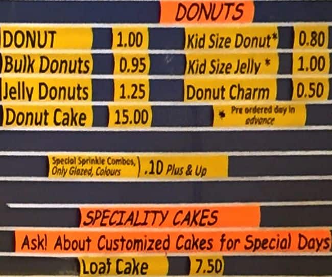 Menu of Amazing Donuts photo2