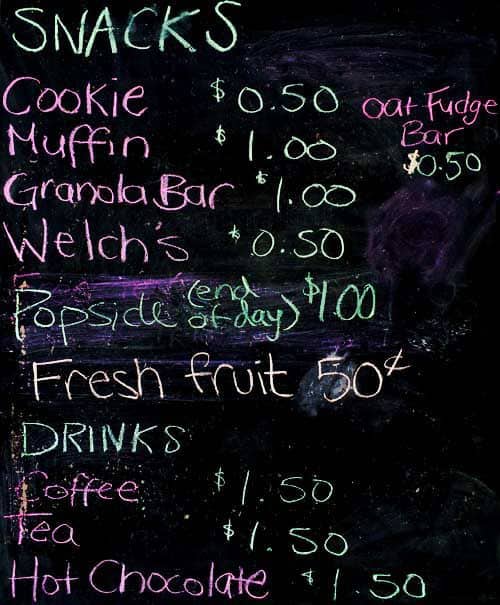 Menu of Rideau Canoe Club Café photo2