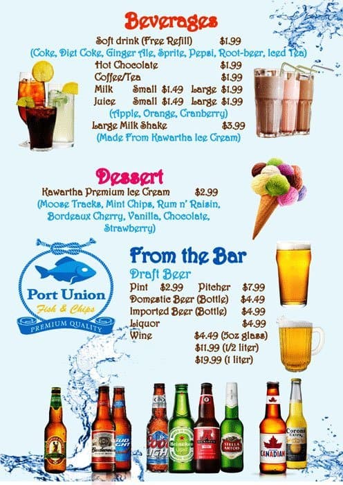 Menu of Port Union Fish & Chips photo9