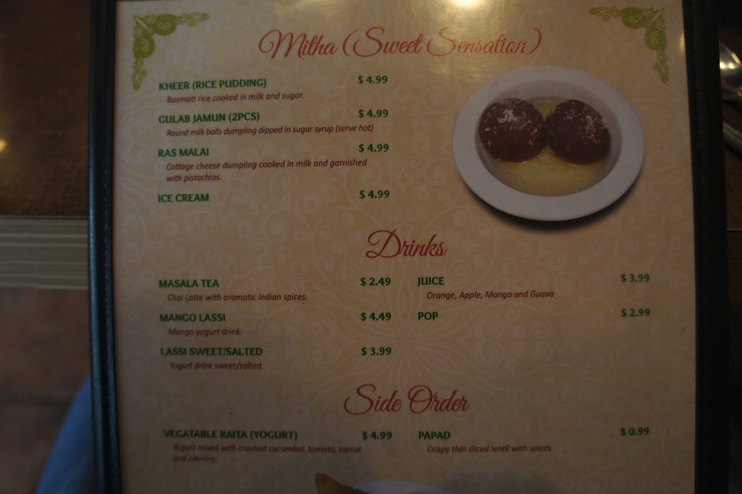 Menu of Curry Corner photo4
