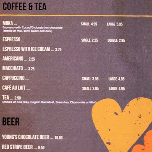 Menu of Cacao 70 photo6