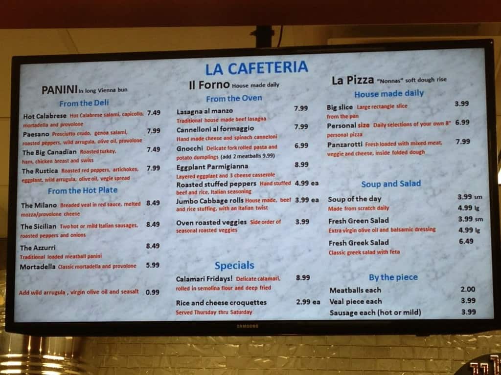 Menu of Italian Store photo3
