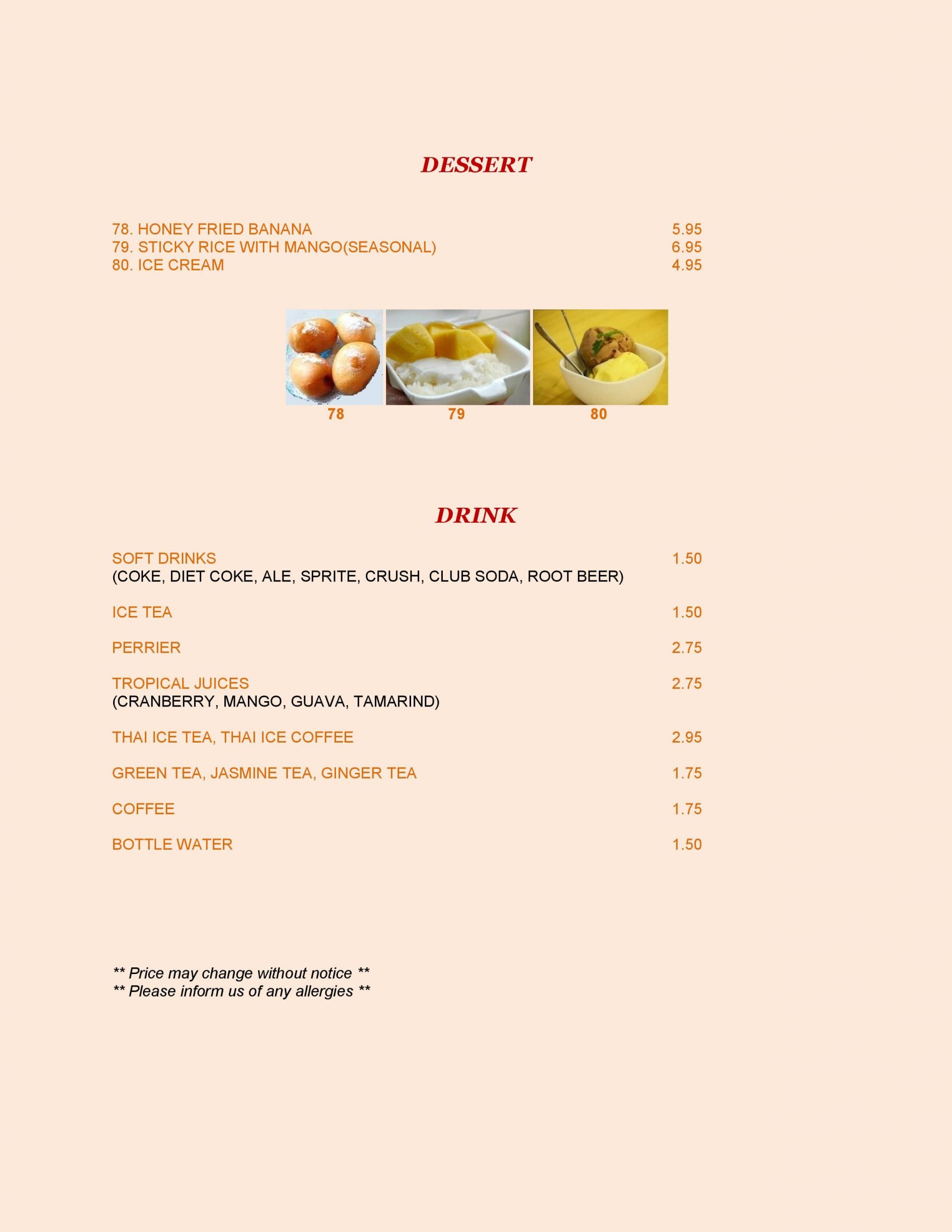 Menu of Thai Tamarind photo4