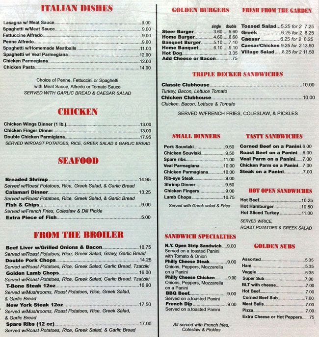 Menu of Golden Pizza photo2