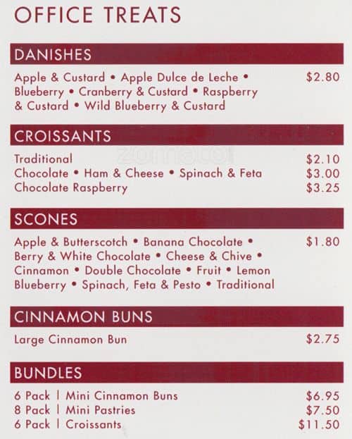 Menu of COBS Bread photo2