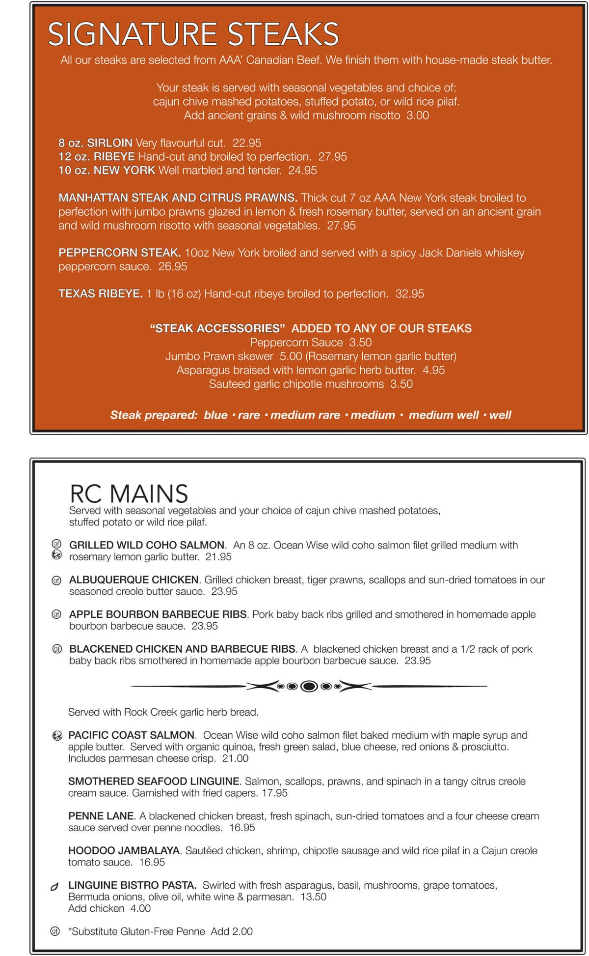 Menu of Rock Creek Tap and Grill photo3