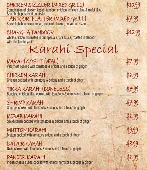 Menu of Shahi Karahi photo3