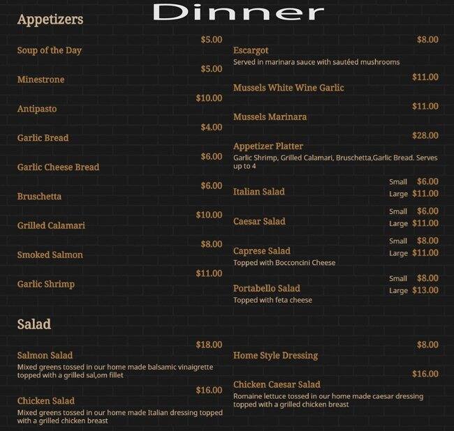 Menu of Cucina di Paisano photo7