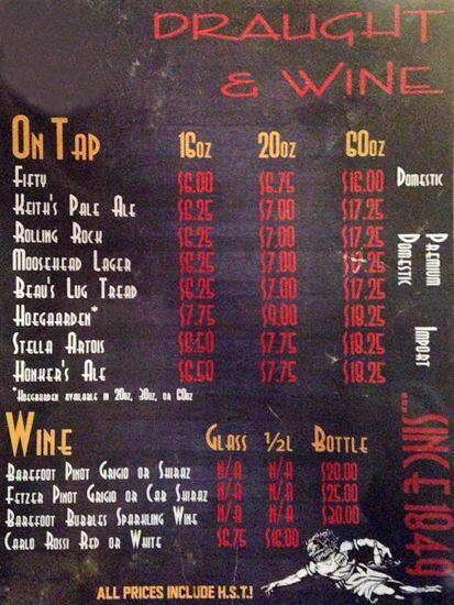 Menu of The Laff photo2