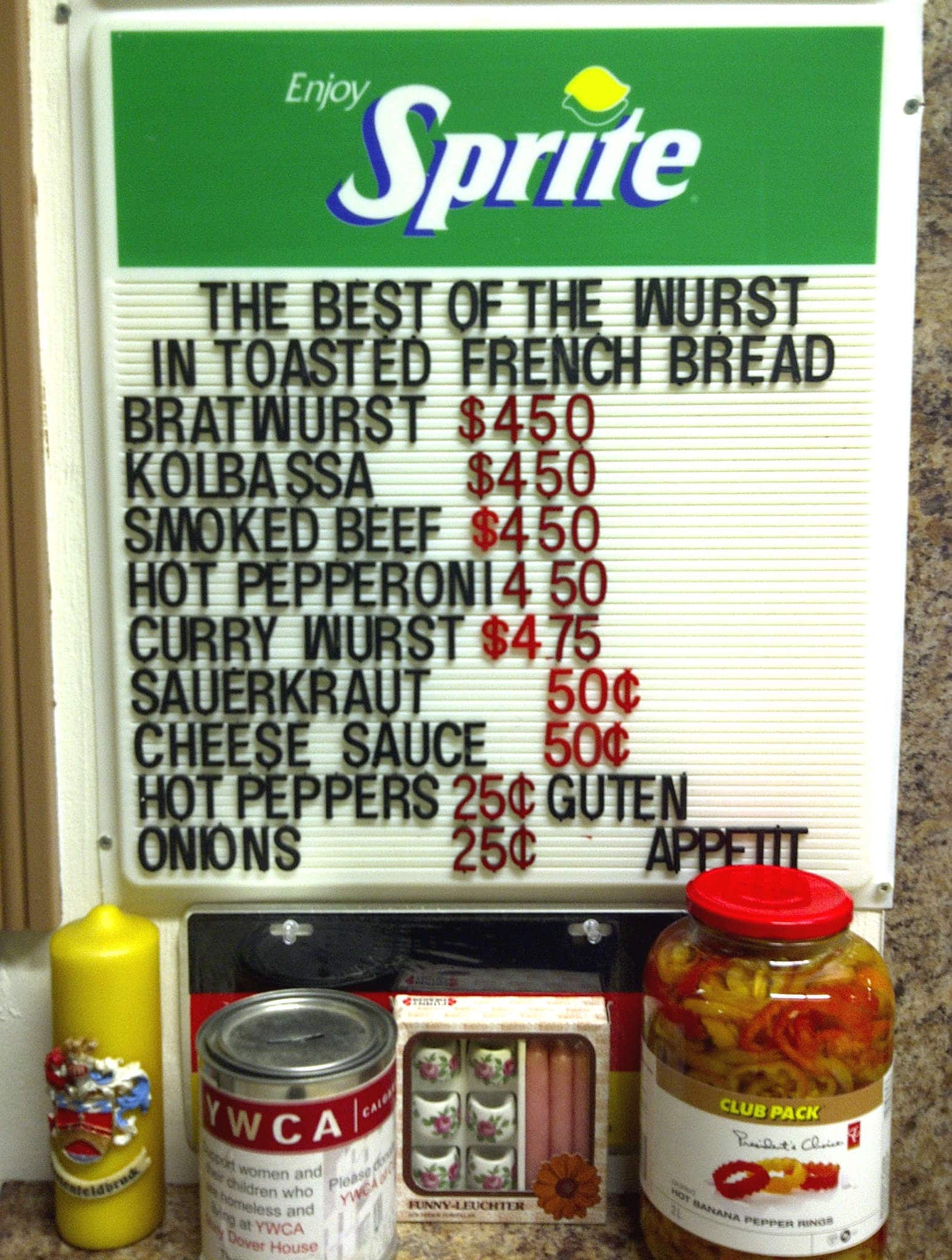 Menu of Old Munich German Sausage House photo2