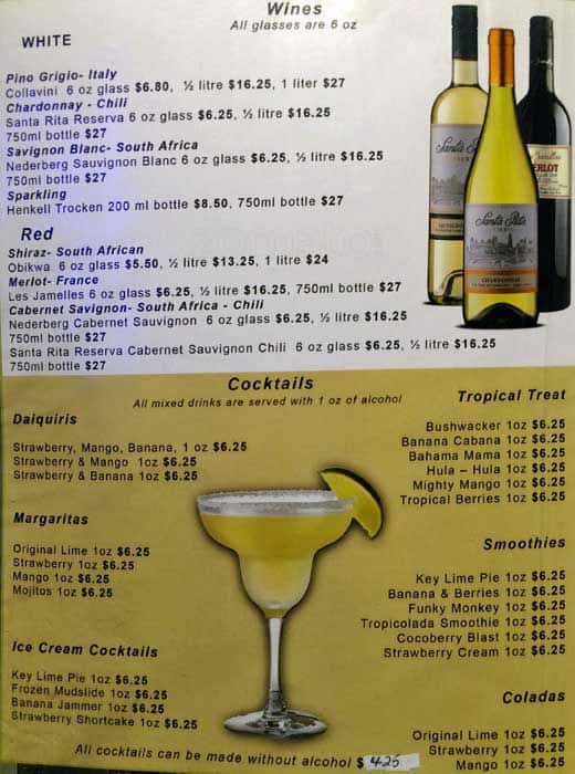 Menu of West Shore Bar & Grill photo13