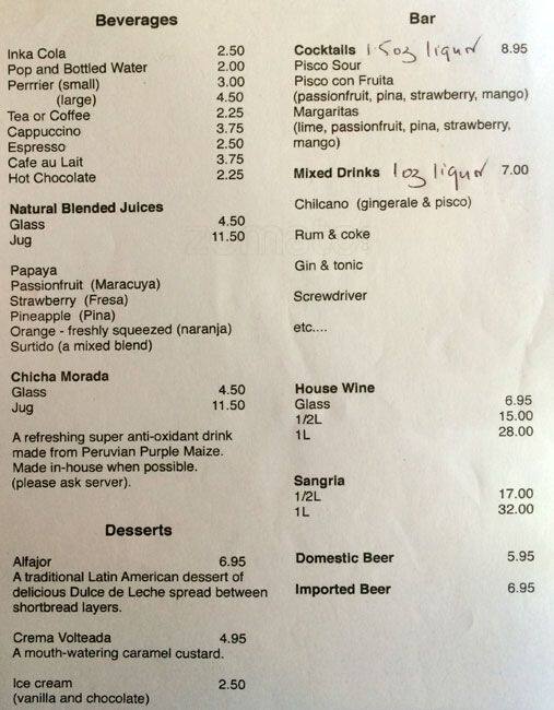 Menu of El Fogon photo7