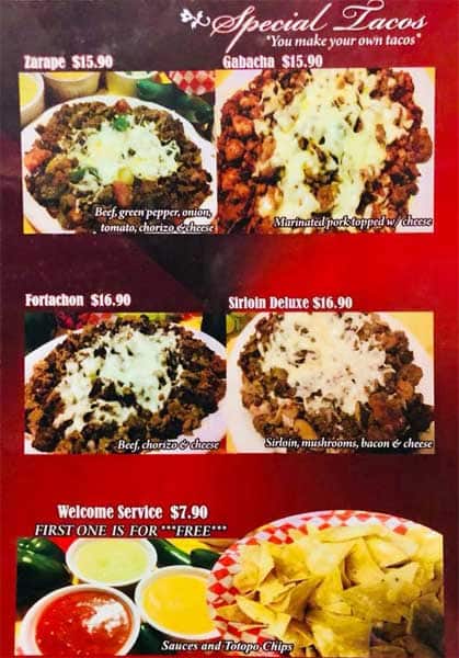 Menu of King’s Tacos photo10