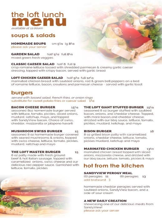 Menu of The Loft at Sandyview Farms photo6