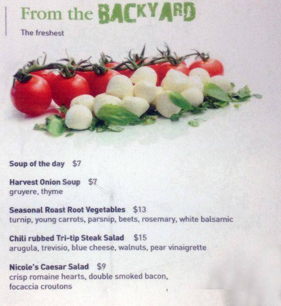 Menu of Cafe Nicole – Novotel Toronto Centre photo7