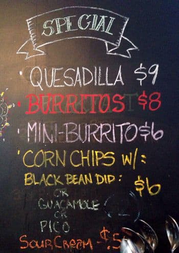 Menu of TacoLot photo2