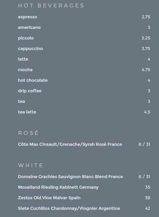 Menu of Clementine photo3