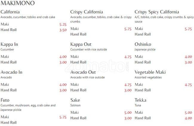Menu of Prince Sushi photo12