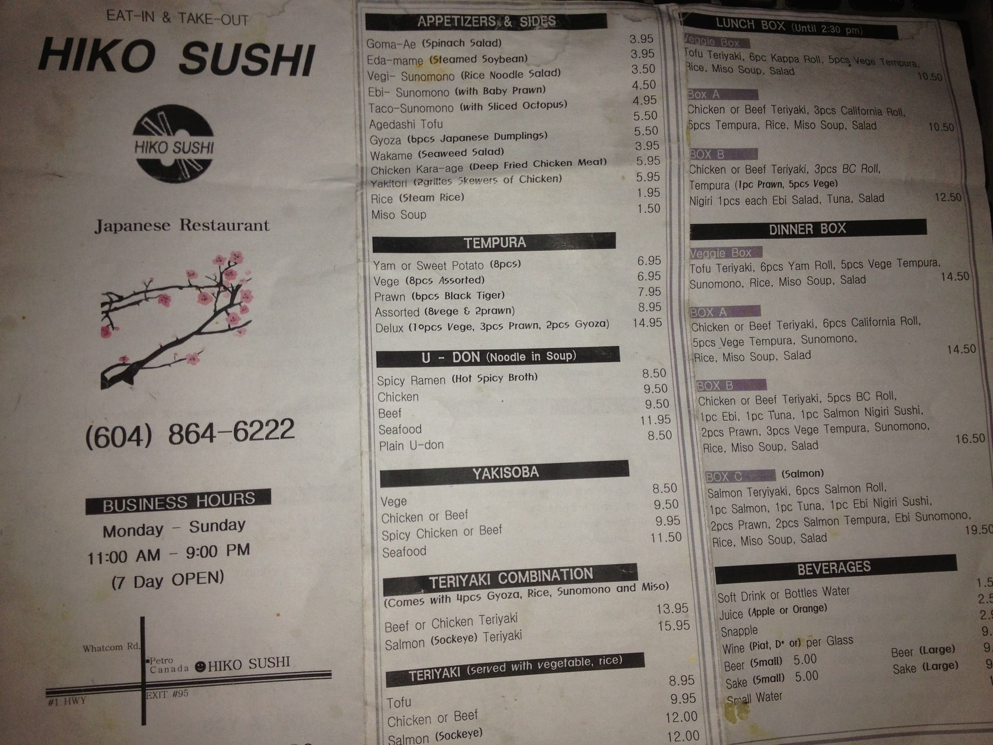 Menu of Hiko Sushi photo2