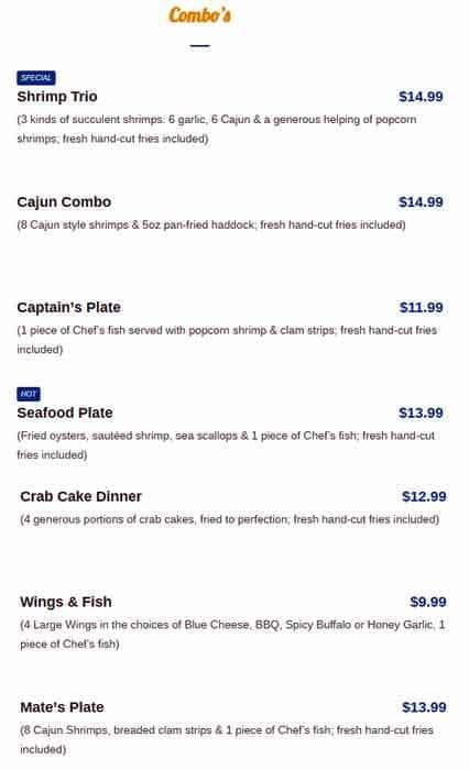 Menu of Port Union Fish & Chips photo5