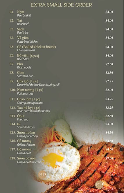 Menu of Pho Metro photo11