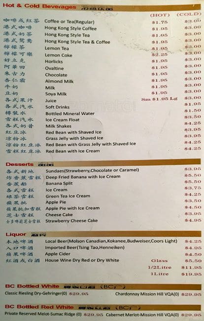 Menu of New Mitzie’s Restaurant photo7