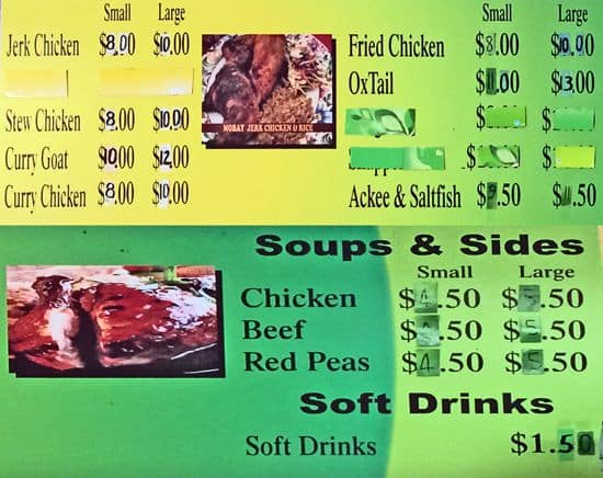 Menu of Mo-Bay Jerk photo2