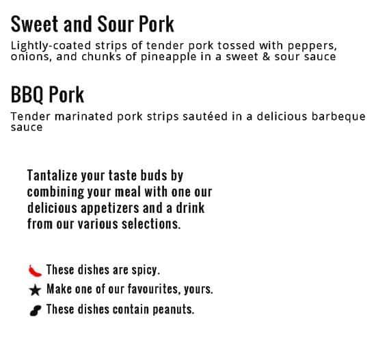 Menu of Manchu Wok photo4