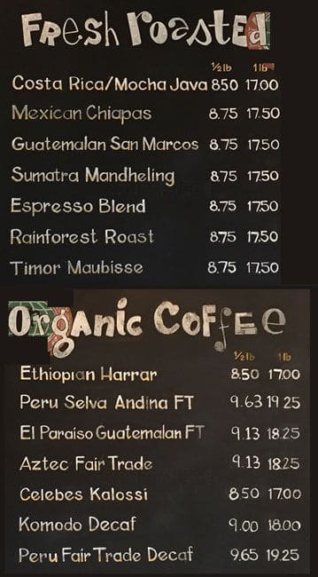 Menu of Bean Around the World photo6