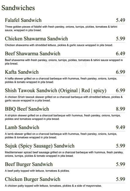 Menu of Paramount Fine Foods photo4