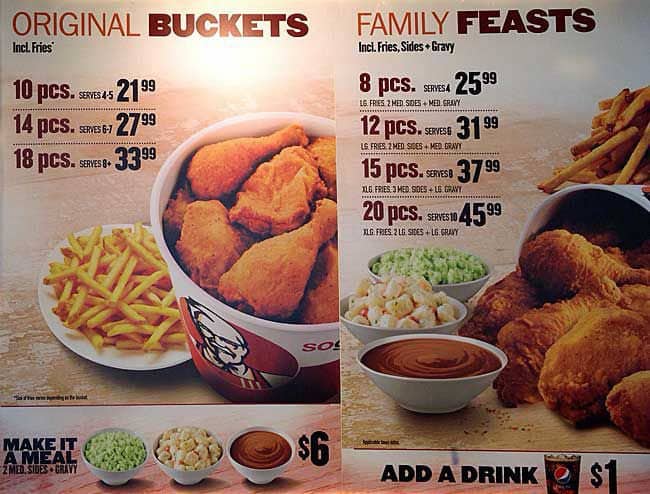 Menu of KFC photo4