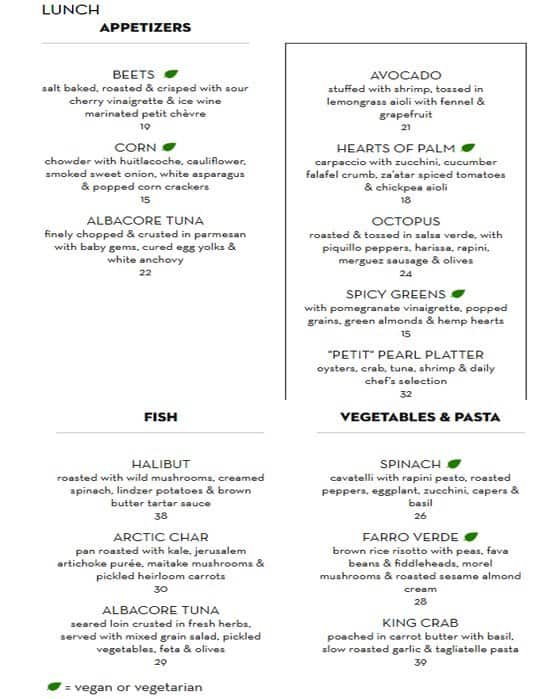 Menu of The Chase photo2