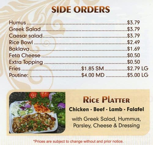 Menu of Donair Affair photo3