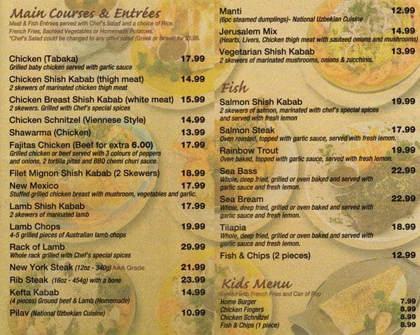 Menu of Yummy Grill Restaurant photo3