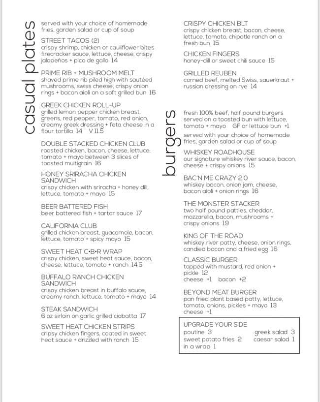Menu of Jonesy’s Restaurant + Lounge photo2