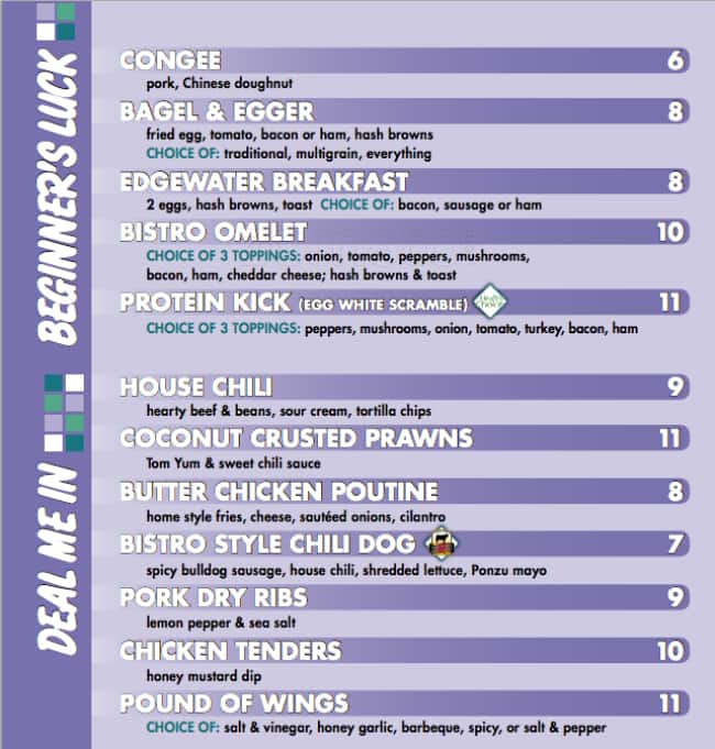 Menu of Splash Bistro photo4