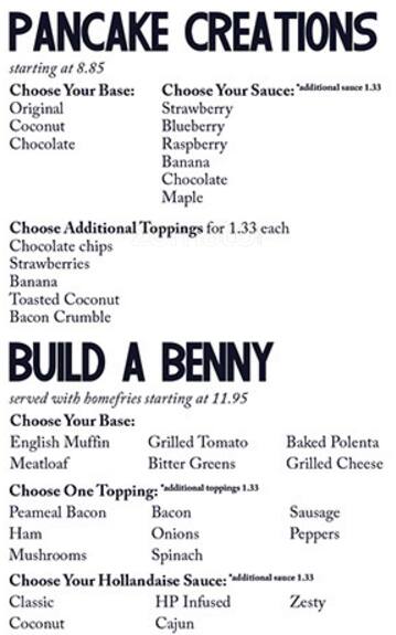 Menu of Hollandaise Diner photo3