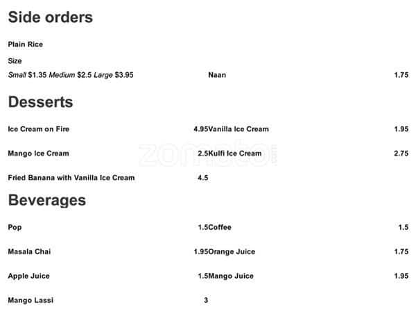 Menu of Indian Wok photo6