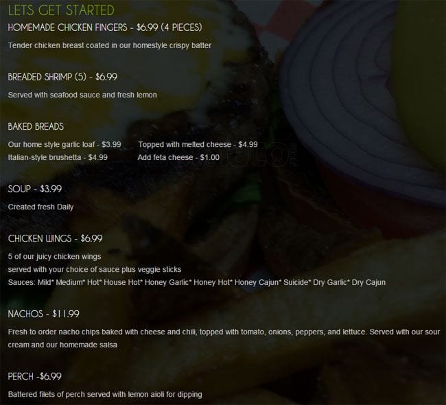 Menu of The Korner Pub photo2