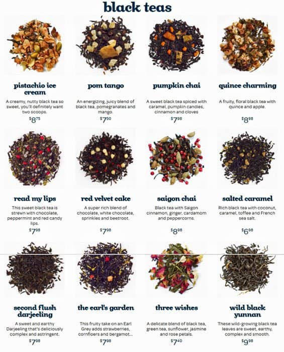 Menu of David’s Tea photo32