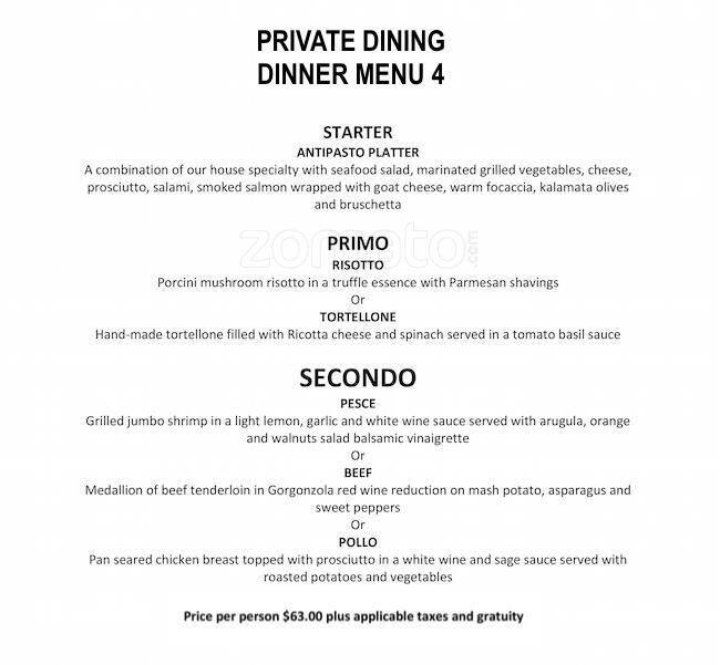 Menu of La Vecchia photo13