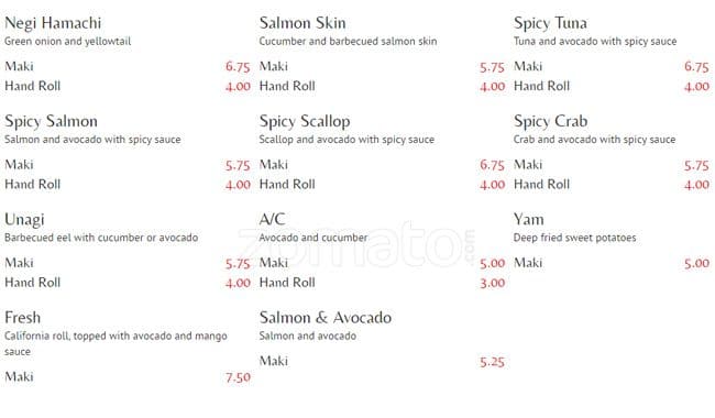 Menu of Prince Sushi photo11