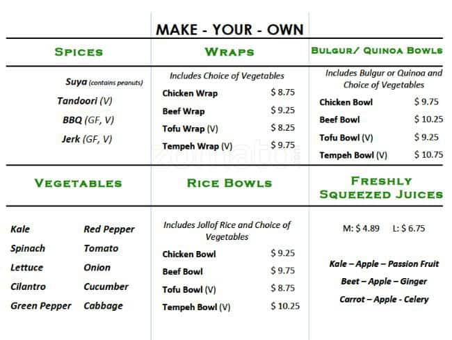 Menu of So Jollof photo2